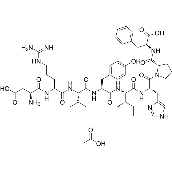 Angiotensin II human acetate (Angiotensin II acetate; Ang II acetate; DRVYIHPF a